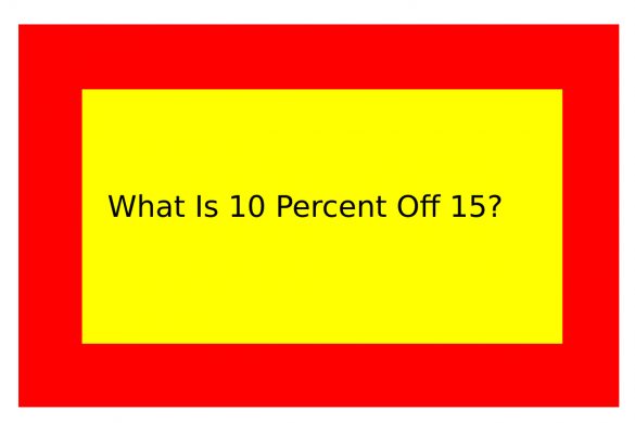 10 Percent Off 15