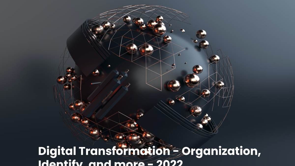 Digital Transformation – Organization, Identify, and more