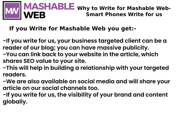 Why to write for Mashable Web