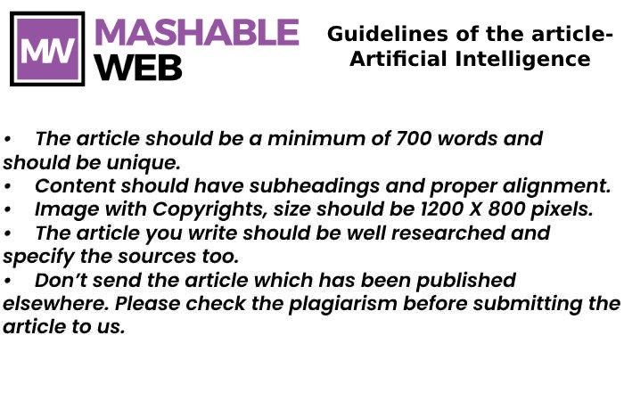 Guidelines of the article Mashable Web