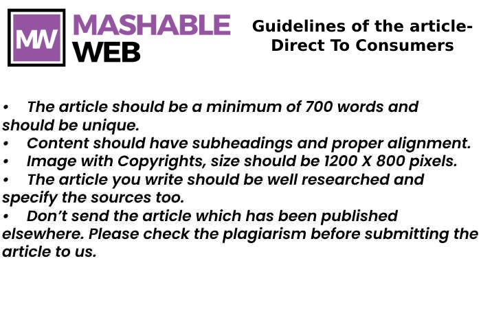 Guidelines of the article Mashable Web
