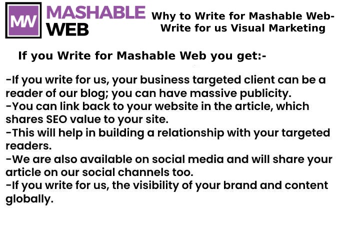 Why to write for Mashable Web