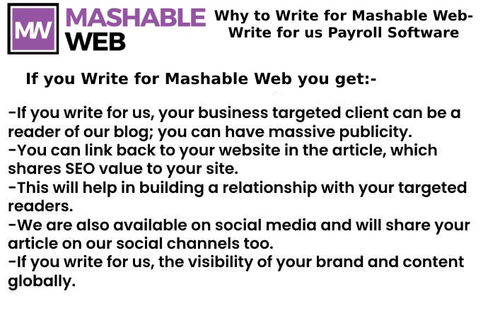 Why Write for Mashable Web?