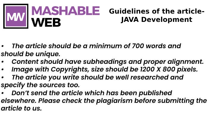 Guidelines of the Articles to Write for us on www.mashableweb.com