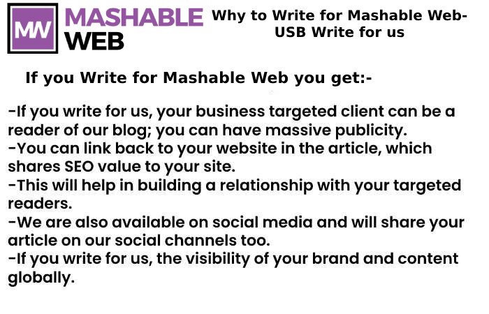 Why to Write for Mashable Web