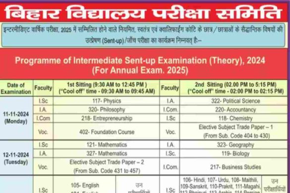 Technical Ranjay - Bihar Board Matric Inter Sent Up Exam 2024