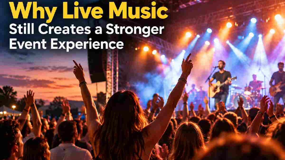 Why Live Music Still Creates a Stronger Event Experience